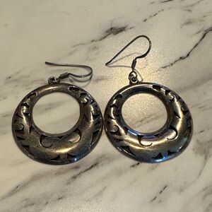 Elegant Silver Hoop Earrings